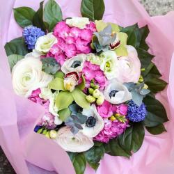 ImodFlowers Buchet cu Hortensia si Cymbidium