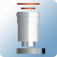 Ariston 80/125 Pps/Alu függőleges indító idom kondenzációs kazánhoz (3318095) - ventil