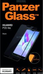 Panzer Huawei P20 Lite Edzett üveg kijelzővédő, fekete kerettel (5298)