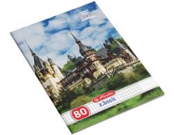 Herlitz Caiet A4, 80 file, patratele, Romania, diverse modele, Herlitz HZ9481030 (9481030)
