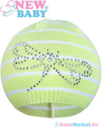 NEW BABY Tavaszi sapka New Baby Szitakötő zöld 104 (3-4 éves)