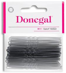 Donegal Cleme de păr, negre 7 cm, 50 buc. - Donegal Hair Grips 50 buc