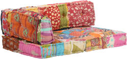 vidaXL Pernă fotoliu puf, model petice, material textil (249424)