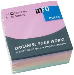 inFo notes Cub notite adezive 75x75mm 400 file Harmony Info Notes (A5533) - viamond