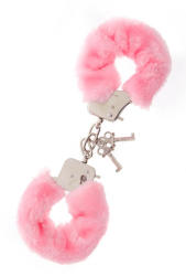 NMC Metal Handcuff With Plush Pink