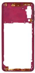  tel-szalk-014365 Samsung Galaxy A7 (2018) A750 rózsaszín középső keret (tel-szalk-014365)