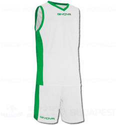 GIVOVA POWER KIT kosárlabda mez + nadrág KIT - fehér-zöld