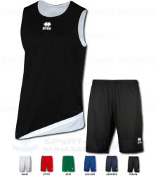 ERREA CHICAGO & MAXI SKIN SET kifordíthatós kosárlabda mez + nemkifordíthatós nadrág SZETT - fekete-fehér