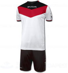 GIVOVA CAMPO KIT futball mez + nadrág KIT - piros-fekete