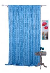 Mendola Draperie Giuseppe Mendola Home Textiles, 140x245cm, cu rejansa, albastru