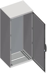 Schneider Electric Spacial SM NSYSM2016602DP Monoblokk fém szekrény, teli ajtóval, 2000x1600x600, IP55, szerelőlappal, oldallappal, nem sorolható, 2 ajtós, Spacial SM (Schneider NSYSM2016602DP) (NSYSM