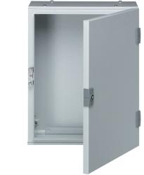  Hager Orion plus FL117A Falra szerelhető fém szekrény, teli ajtóval, 650x400x200, IP65, szerelőlap nélkül, Orion plus (Hager FL117A) (FL117A)