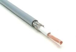 LiYCY (árnyékolt elektronikai) 1x0, 5 mm2 szürke sodrott réz PVC szigetelésű 350V kábel (V4961)
