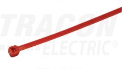 Tracon Electric Tracon, 150P, kábelkötegelő 140 x 3.6 mm, piros, hagyományos, PA 6.6 Tracon (150P) (150P)