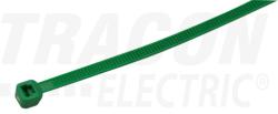 Tracon Electric Tracon, 150Z, kábelkötegelő 140 x 3.6 mm, zöld, hagyományos, PA 6.6 Tracon (150Z) (150Z)