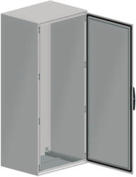  Schneider Electric Spacial SM NSYSM2010402D Monoblokk fém szekrény, teli ajtóval, 2000x1000x400, IP55, szerelőlap nélkül, oldallappal, nem sorolható, 2 ajtós, Spacial SM (Schneider NSYSM2010402D) (NSY