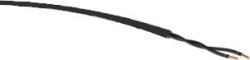 YSLY-OZ (árnyékolatlan kültéri vezérlő) 2x1 mm2 fekete sodrott réz PVC szigetelésű 0, 6/1Kv kábel (V37765)