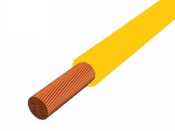 H07Z-K 1x1, 5 mm2 sárga 450/750V sodrott réz halogenmentés szigetelésű vezeték (V18935)