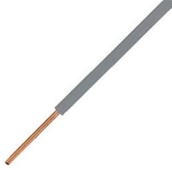  MCU (H07V-U) 1x2, 5 mm2 szürke tömör réz PVC szigetelésű 450/750V vezeték (V3944)