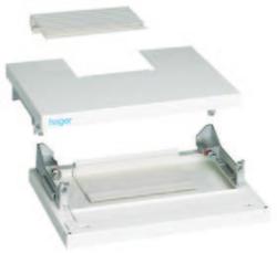  Hager Quadro4 FC415 Tető és alap panel 370 széles szekrényekhez, IP40, Quadro4 (Hager FC415) (FC415)