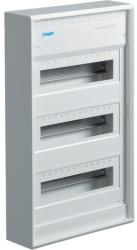  Hager Volta VA36B Műanyag kiselosztó 36 modul, 3 sor, ajtó nélkül, IP30, falon kívüli, Volta (Hager VA36B) (VA36B)