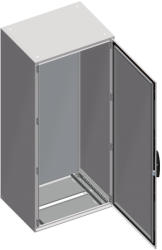 Schneider Electric Spacial SM NSYSM1812402DP Monoblokk fém szekrény, teli ajtóval, 1800x1200x400, IP55, szerelőlappal, oldallappal, nem sorolható, 2 ajtós, Spacial SM (Schneider NSYSM1812402DP) (NSYSM