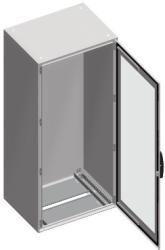  Schneider Electric Spacial SM NSYSM20830T Monoblokk fém szekrény, üvegezett ajtóval, 2000x800x300, IP55, szerelőlap nélkül, oldallappal, nem sorolható, Spacial SM (Schneider NSYSM20830T) (NSYSM20830T)