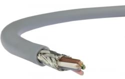 LiYCY (árnyékolt elektronikai) 3x2x0, 14 mm2 szürke sodrott réz PVC szigetelésű 350V kábel (V30321)