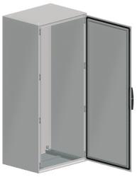  Schneider Electric Spacial SM NSYSM20640 Monoblokk fém szekrény, teli ajtóval, 2000x600x400, IP55, szerelőlap nélkül, oldallappal, nem sorolható, Spacial SM (Schneider NSYSM20640) (NSYSM20640)