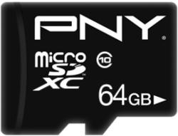 PNY microSDXC 64GB Performance Plus C10 P-SDU64G10PPL-GE