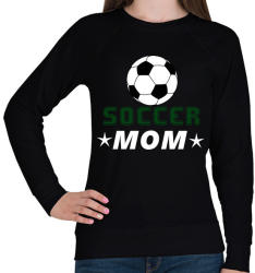 printfashion soccer mom - Női pulóver - Fekete (1713182)