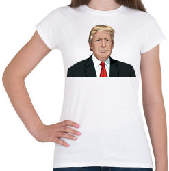 printfashion Donald Trump - Női póló - Fehér (1720293)