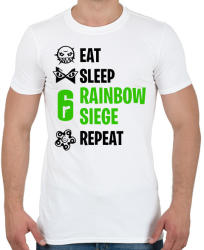 printfashion Rainbow Six Siege - Férfi póló - Fehér (1728651)