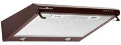 Tornado Hota traditionala Tornado Bona 10 (50) LED, 1 motor, latime 50 cm, absorbtie 380 m3/ora, filtru anti-grasimi aluminiu 5 straturi, Maro (10976) - sanitmax Hota
