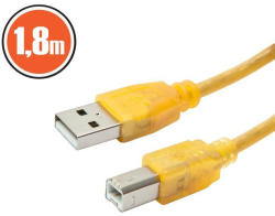 Delight USB nyomtató kábel 2.0 A dugó - B dugó, 1, 8 m (20168)