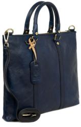 Manier Servieta unisex piele bleumarin GF1893