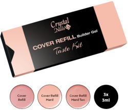 Crystalnails Cover Refill Builder Gel Taste kit