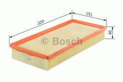 Bosch Filtru aer FIAT IDEA (350) (2003 - 2016) BOSCH 1 457 433 317