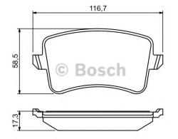 Bosch Set placute frana, frana disc AUDI A5 Cabriolet (8F7) (2009 - 2016) BOSCH 0 986 494 254