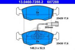 ATE Set placute frana, frana disc FIAT GRANDE PUNTO (199) (2005 - 2016) ATE 13.0460-7288.2