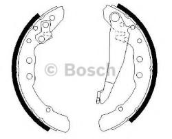 Bosch Set saboti frana SEAT INCA (6K9) (1995 - 2003) BOSCH 0 986 487 281