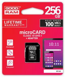 GOODRAM microSDXC 256GB C10/UHS-I M1AA-2560R12