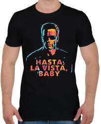 printfashion Arnold - Férfi póló - Fekete (1749111)