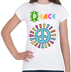 printfashion pease - Női póló - Fehér (1742105)