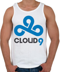 printfashion Cloud9 logo - Férfi atléta - Fehér (1735330)