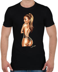 printfashion Jlo - Férfi póló - Fekete (1747392)