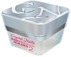 Crystalnails BabyBoomer - white 2 építőzselé - 5ml