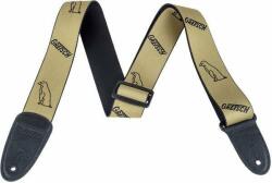 Gretsch 922-2257-001 Penguin Gold/Black Curea de chitară (9222257001)