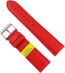 Morellato Curea de ceas rosie din piele Morellato Rowing Coated Leather - 20mm, 22mm - A01X5274C91083CR (A01X5274C91083CR)