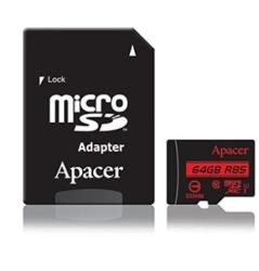 Apacer microSDXC 64GB Class 10 UHS-I AP64GMCSX10U5-R